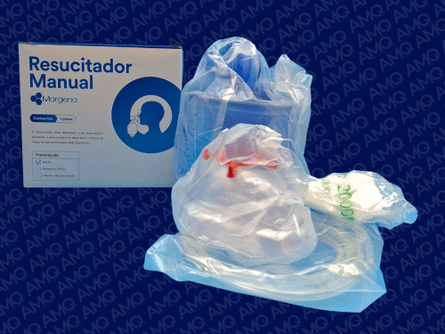 RESUCITADOR ADULTO MANUAL DESECHABLE