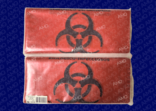 BOLSA ROJA PARA RESIDUOS CAJA CON 100 PZ