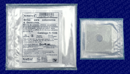 BOLSA P COLOSTOMIA ADULTO 14X21 C/10