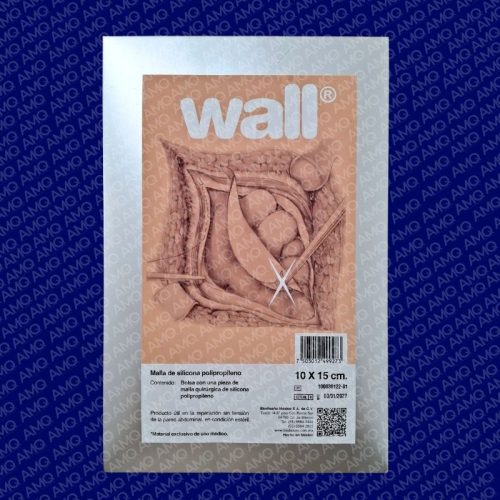 WALL MALLA 10 X 15 CM POLIPROPILENO Y SILICÓN.