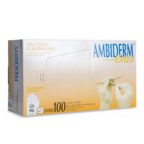 GUANTE NO ESTÉRIL EXTRA LP GRANDE, CAJA C/100 PZS.