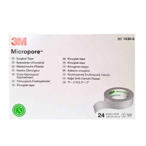 MICROPORE 1/2" C/24 ROLLOS 9.14M 15300
