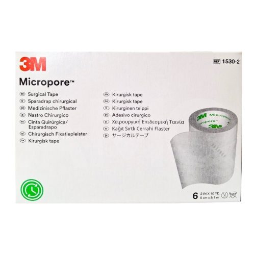 MICROPORE 2" C/6 ROLLOS 9.14M 15302