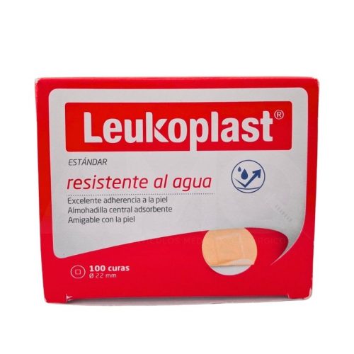 LEUKOPLAST CURITA REDONDO, CAJA C/100 PZS.
