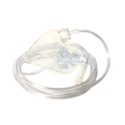 MASCARILLA PARA OXÍGENO CON TUBO DE EXTENSIÓN ADULTO C/ TUBO DE CONEXIÓN 180CM.