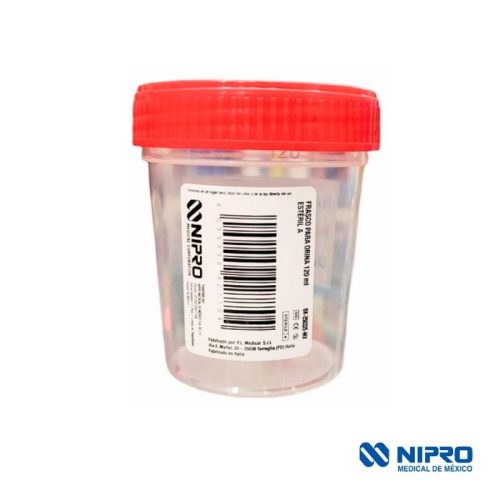 VASO PARA MUESTRAS, URINE BEAKER 120ML POLY WRAP.