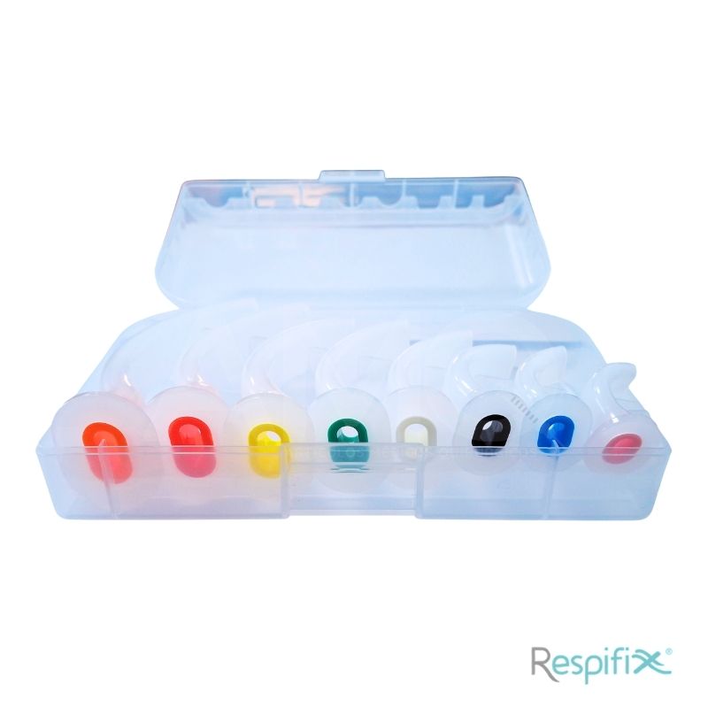CÁNULAS GUEDEL SET DE 8 PIEZAS RÍGIDAS, ESTUCHE.