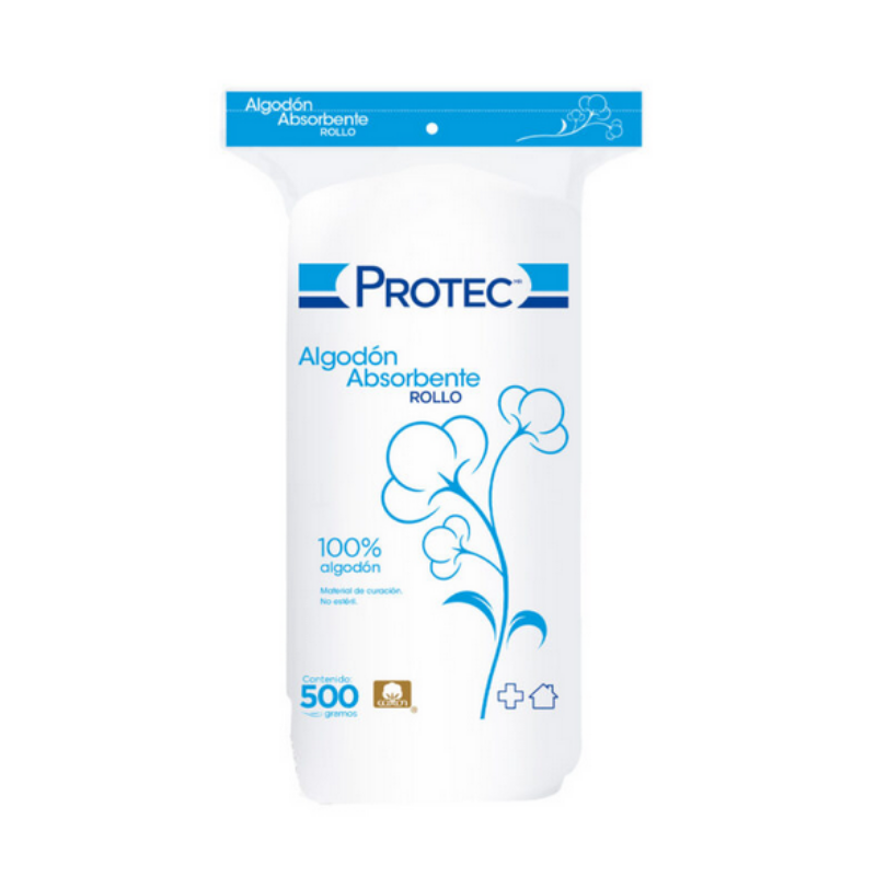 ALGODÓN ROLLO PROTEC BOL 500 G, 1 PZ.