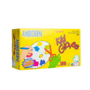 GUANTE COLORFULL CHICO CAJA C/100 PZAS