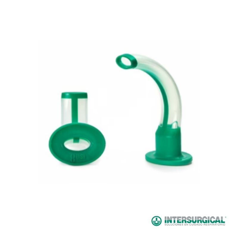 CANULA OROFARINGE TIPO GUEDEL CON CODIGO DE COLOR (VERDE) 80 mm MCA INTERSURGICAL