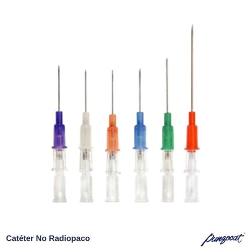 CATÉTERES PERIFÉRICOS,NO RADIOPACOS ESTÉRIL Y DESECHABLE. MATERIAL:PTFE MARCA: PUNZOCAT 17G X 38 C/50